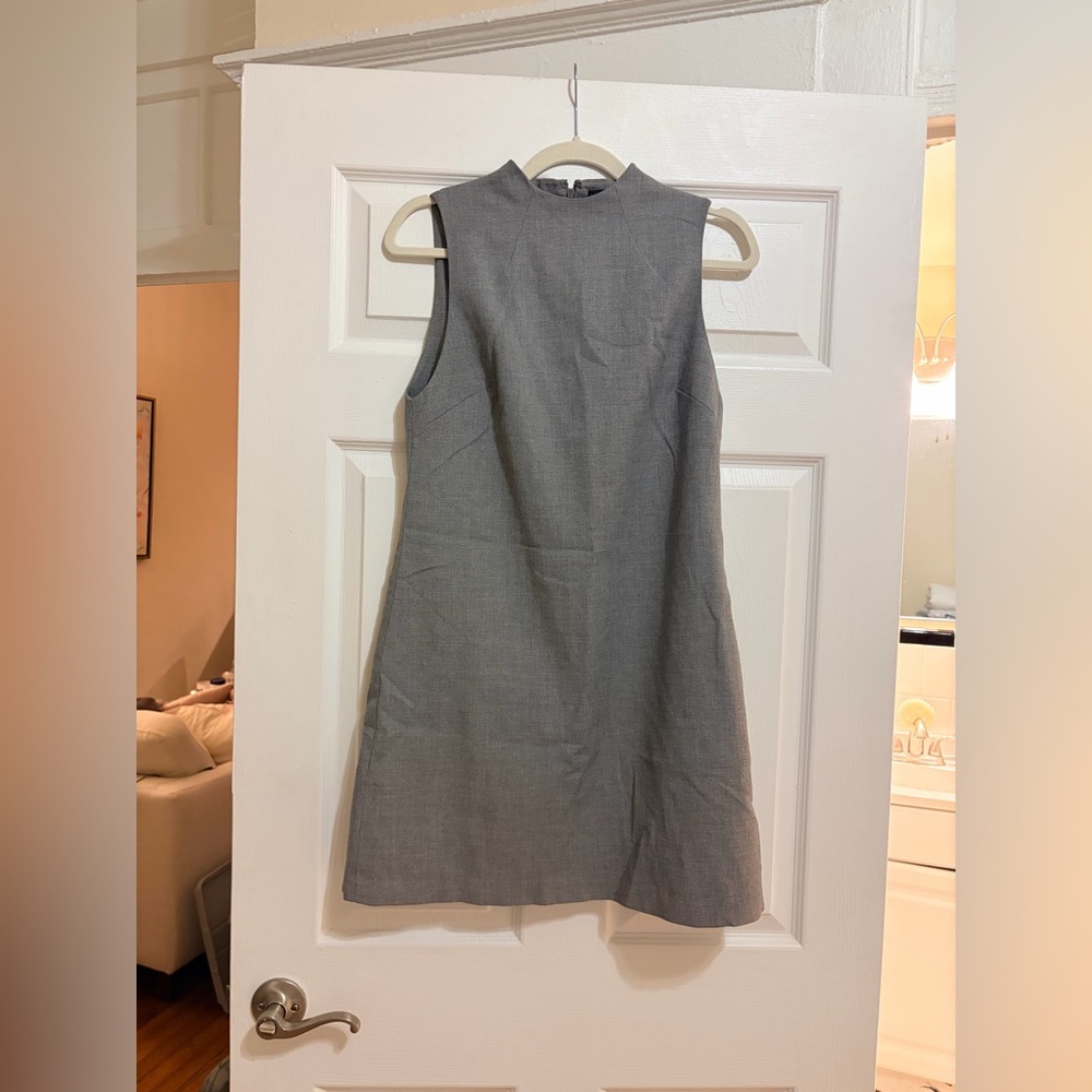 Alice + Olivia Classic Coley Mini Dress Grey - Picture 3 of 4
